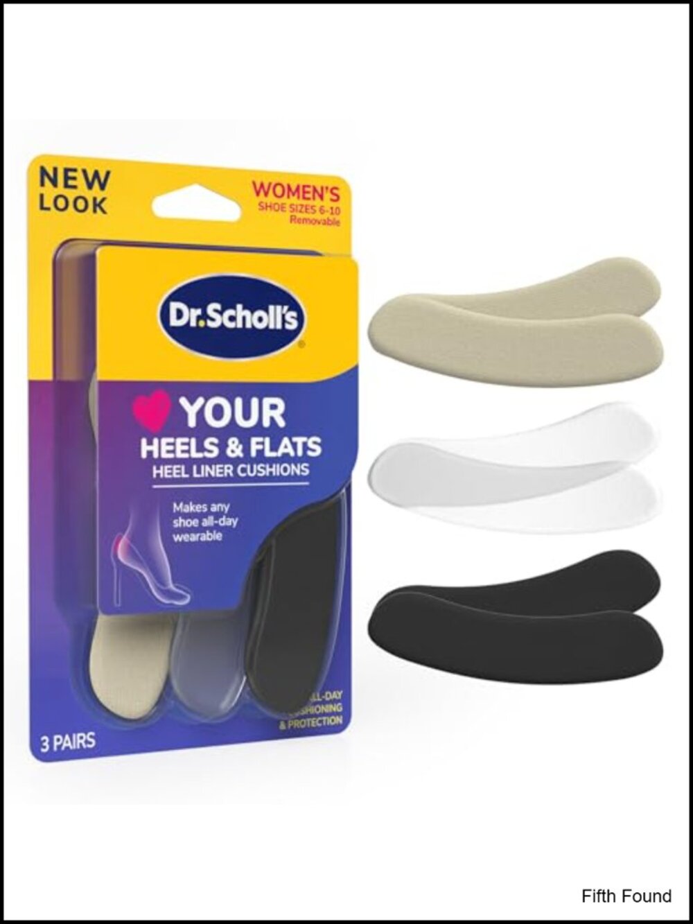 Foam Heel Liners Inserts Prevent Shoe Rubbing Slipping for Loose Shoes